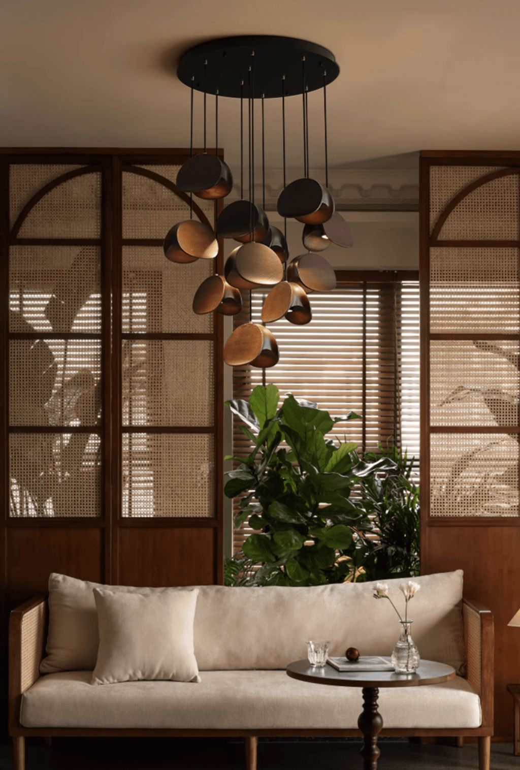 Tavro Lampe Pendante en Bois Minimaliste - Neutralighting