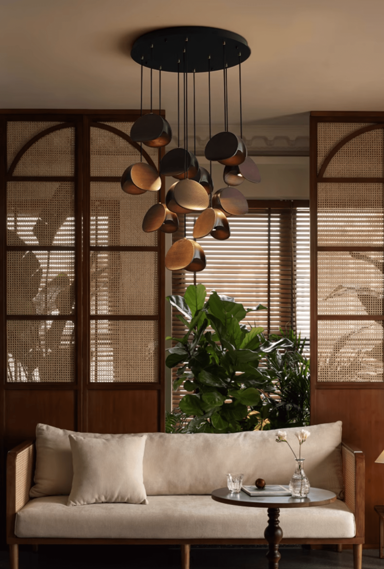 Tavro Lampe Pendante en Bois Minimaliste - Neutralighting
