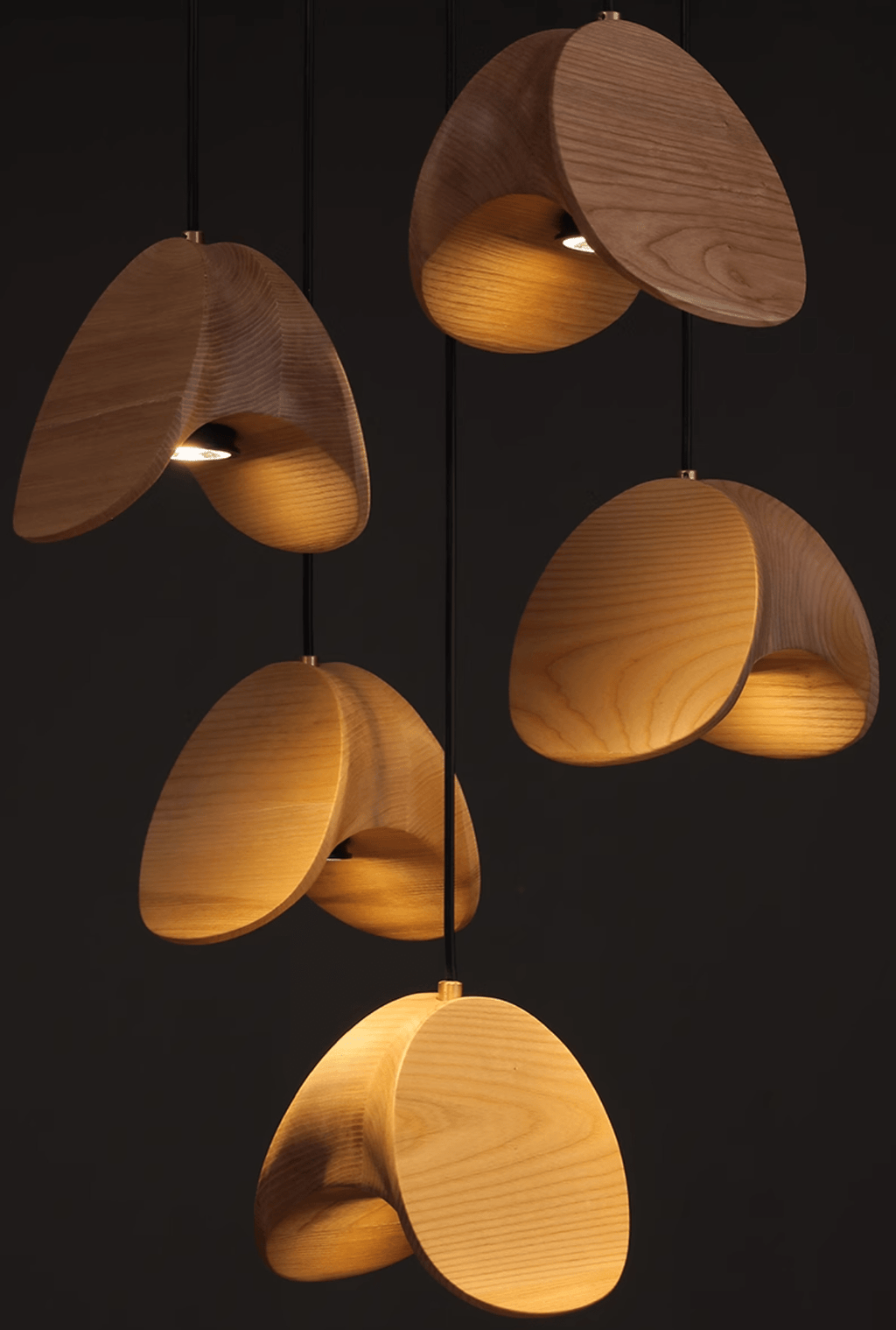 Tavro Lampe Pendante en Bois Minimaliste - Neutralighting
