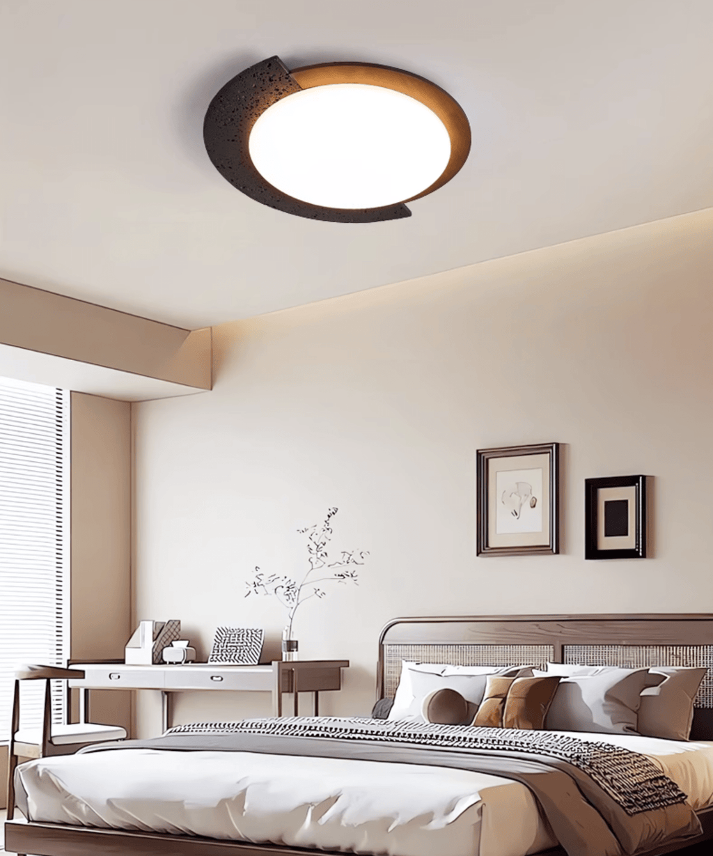 Ulvinor Asymétrique Travertin Plafonnier - Neutralighting
