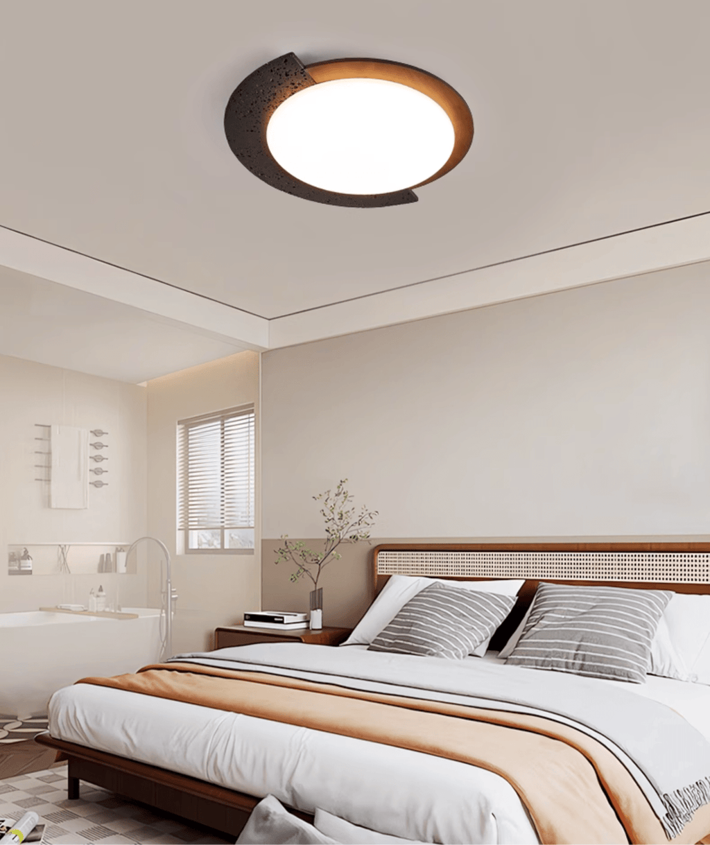 Ulvinor Asymétrique Travertin Plafonnier - Neutralighting