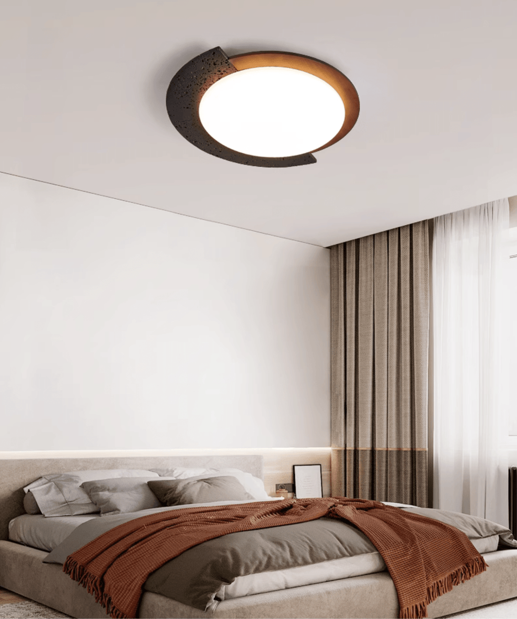 Ulvinor Asymétrique Travertin Plafonnier - Neutralighting