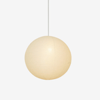 Solara Suspension Bambou Papier Washi Ronde - Neutralighting