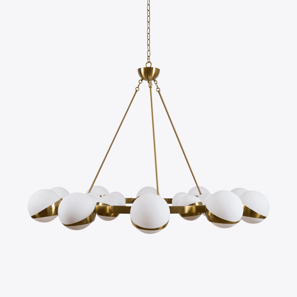 Lumina Lustre Moderne en Laiton Sphere - Neutralighting