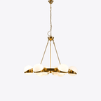 Lumina Lustre Moderne en Laiton Sphere - Neutralighting