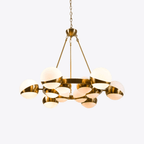 Lumina Lustre Moderne en Laiton Sphere - Neutralighting