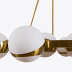 Lumina Lustre Moderne en Laiton Sphere - Neutralighting