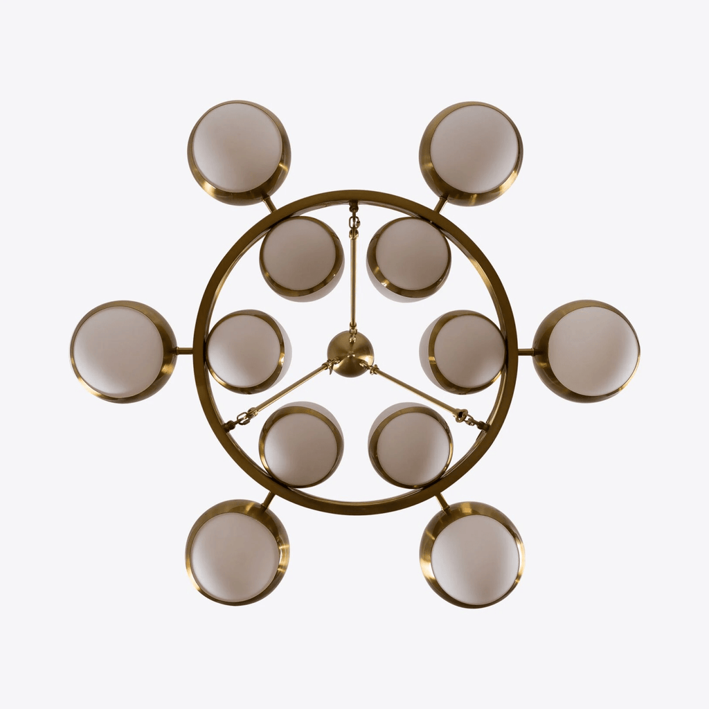Lumina Lustre Moderne en Laiton Sphere - Neutralighting