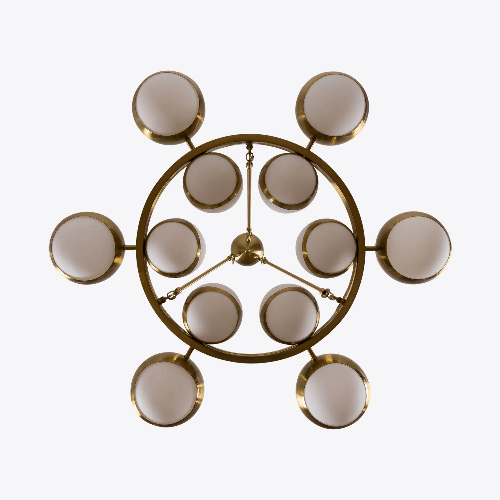 Lumina Lustre Moderne en Laiton Sphere - Neutralighting