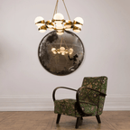 Lumina Lustre Moderne en Laiton Sphere - Neutralighting