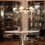 Lumina Lustre Moderne en Laiton Sphere - Neutralighting