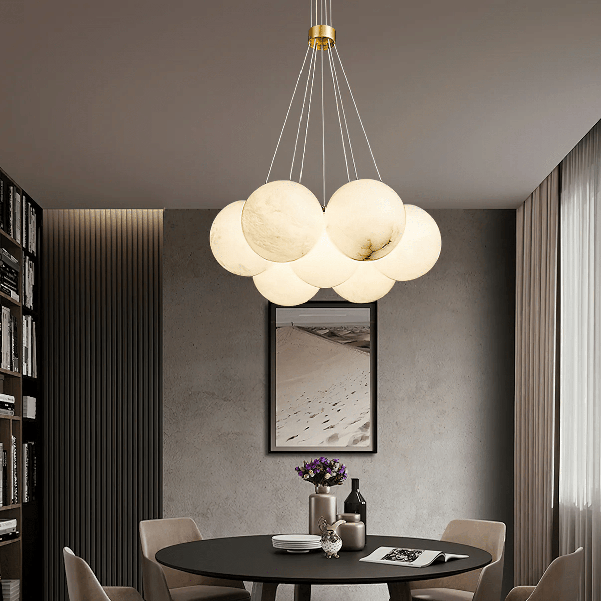 Zovenila Chandelier en Albâtre - Neutralighting
