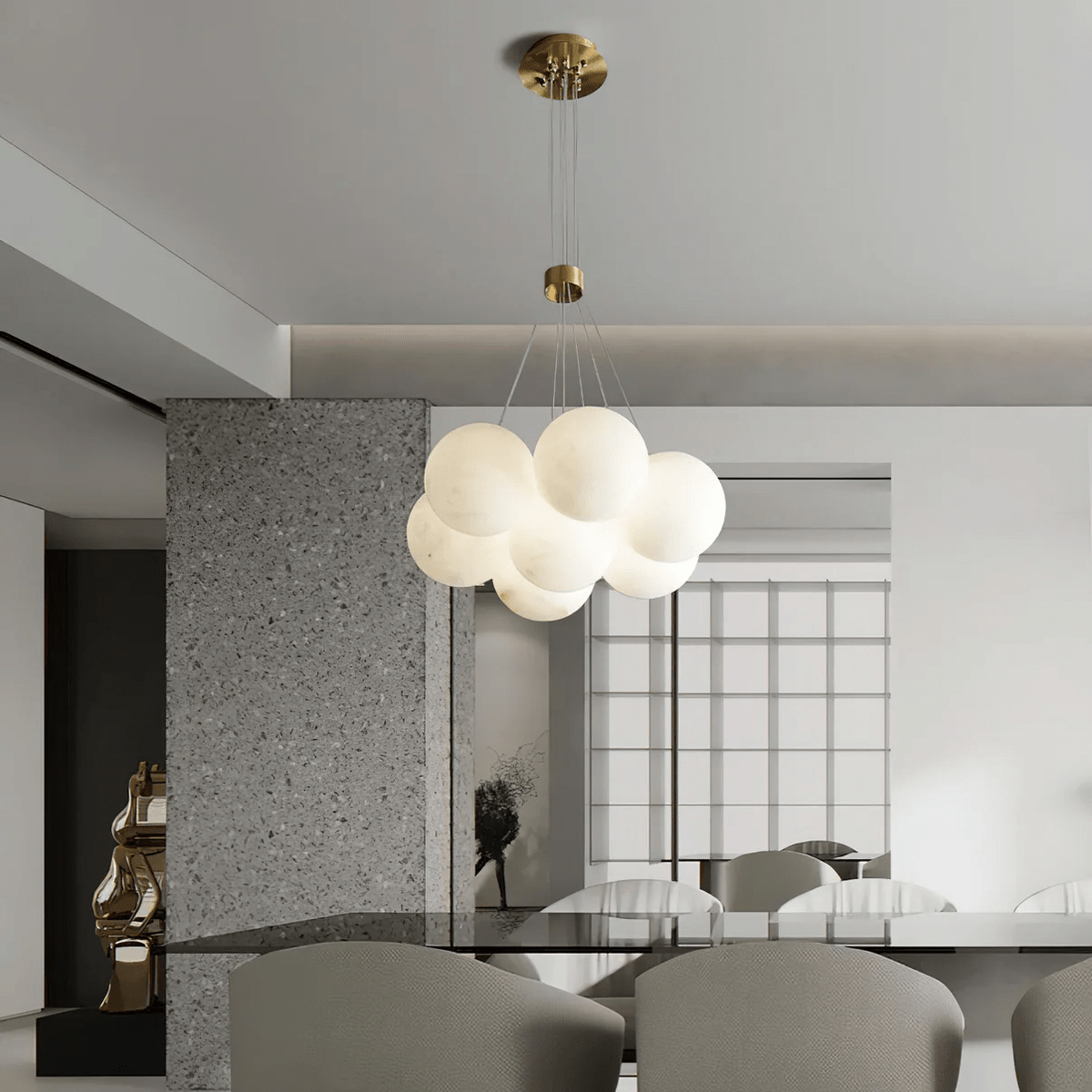 Zovenila Chandelier en Albâtre - Neutralighting