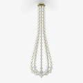 PearlCascade Lustre Perlé en Verre - Neutralighting