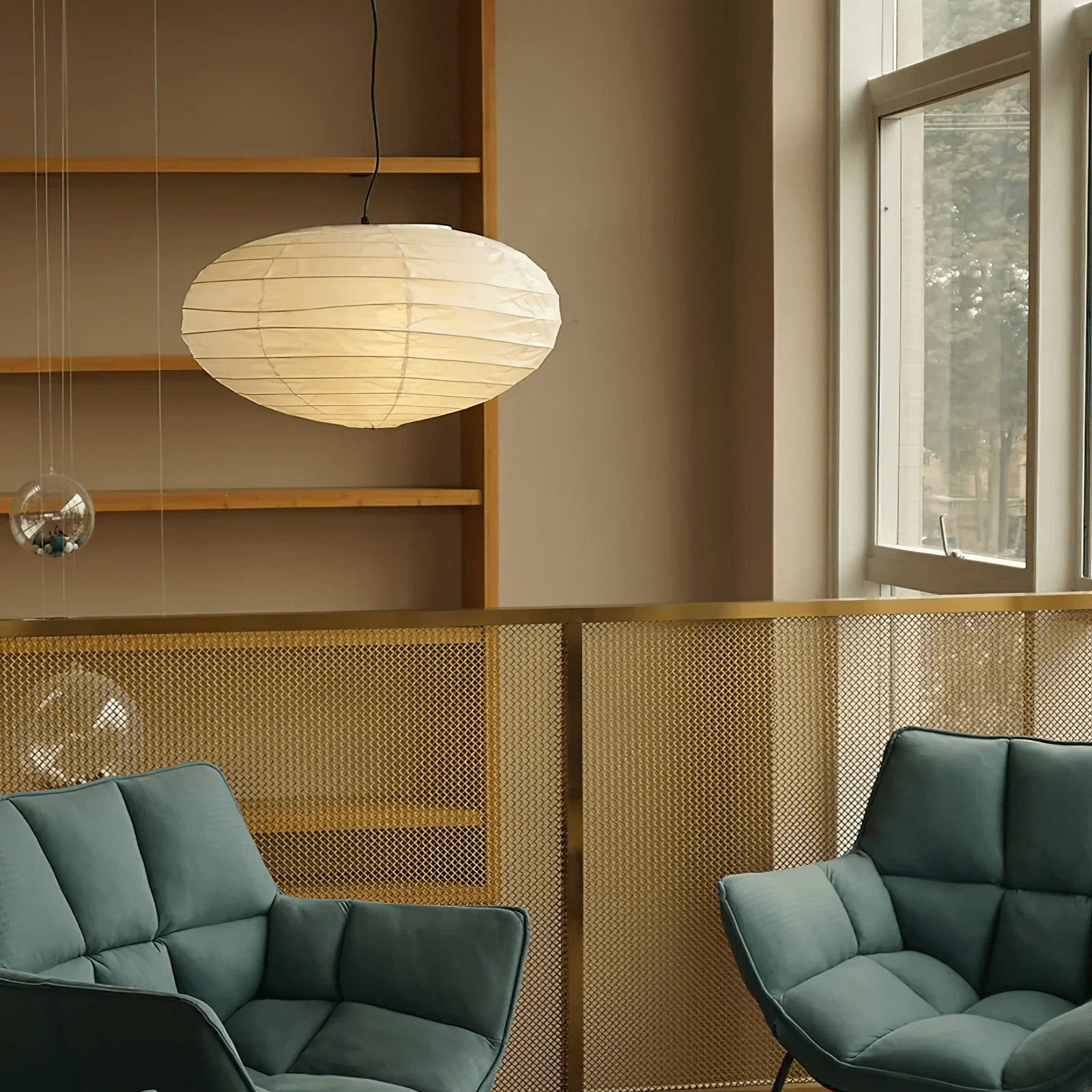 Lumaem Suspension Lampe Traditionnelle en Papier - Neutralighting