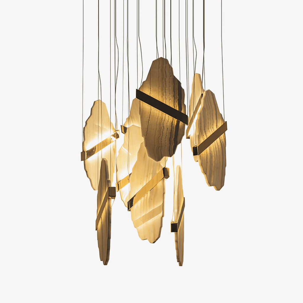 Ollorus Irregular Alabaster Chandelier - Neutralighting