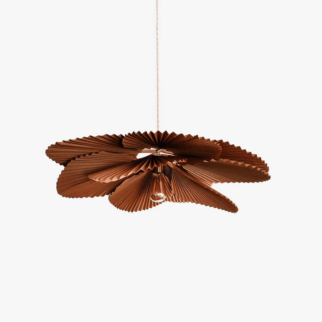 Lustra Suspension Lampe Feuille de Lotus en Papier Pliée Florale - Neutralighting