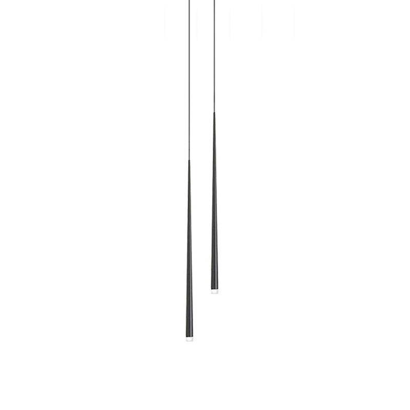 Lustra Chandelier Élancé Noir Minimaliste - Neutralighting