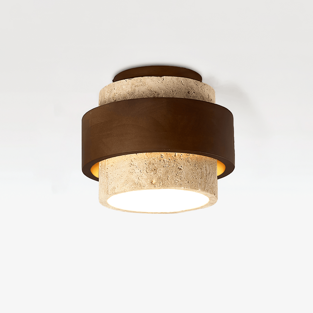 Eltalor Plafonnier Anneau Superposé en Travertin - Neutralighting