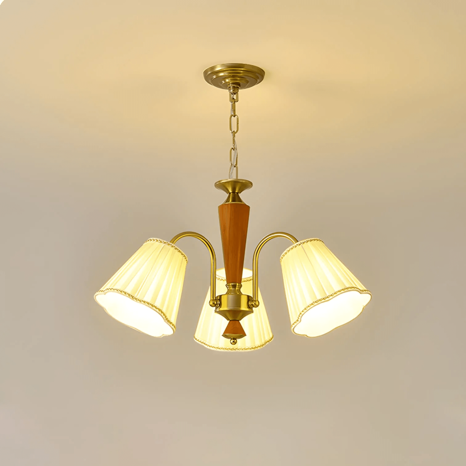 Elijh Lustre Vintage en Tissu - Neutralighting