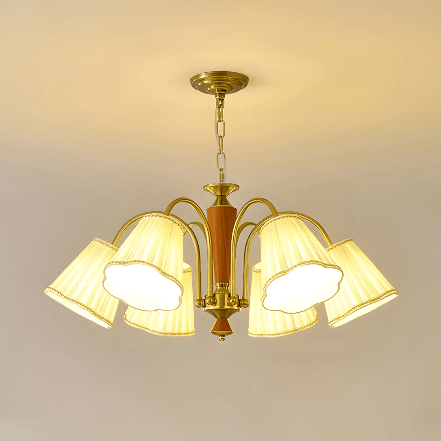 Elijh Lustre Vintage en Tissu - Neutralighting