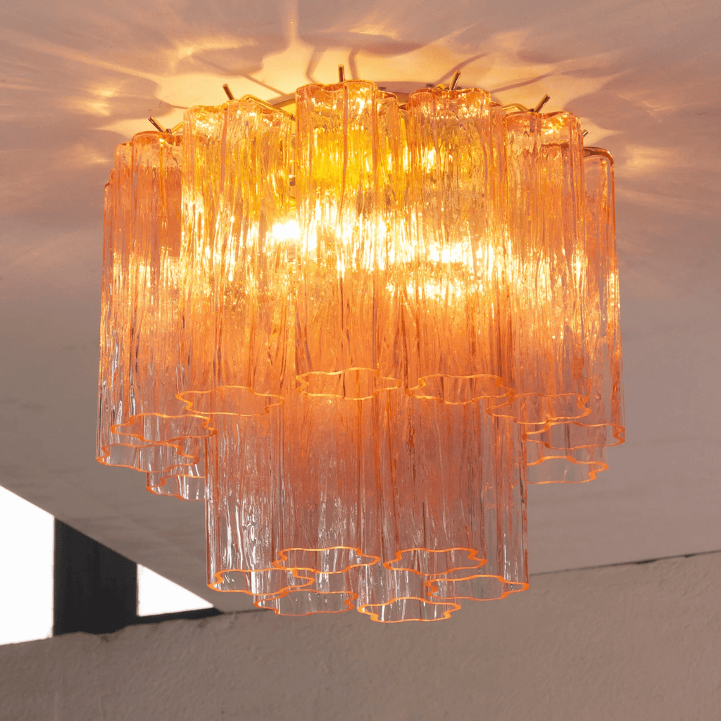 Aurora Plafonnier Style Cascade Rose - Neutralighting