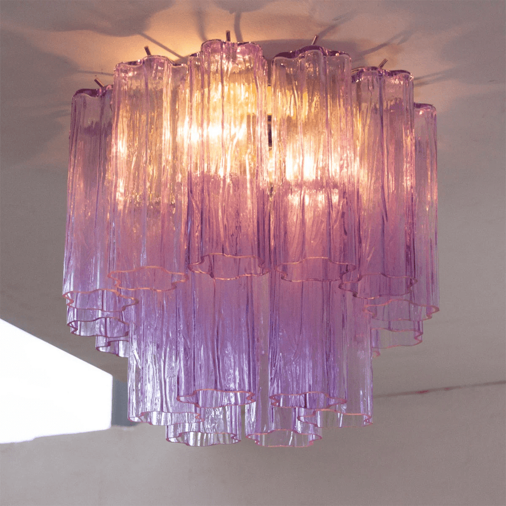 Aurora Plafonnier Style Cascade Rose - Neutralighting