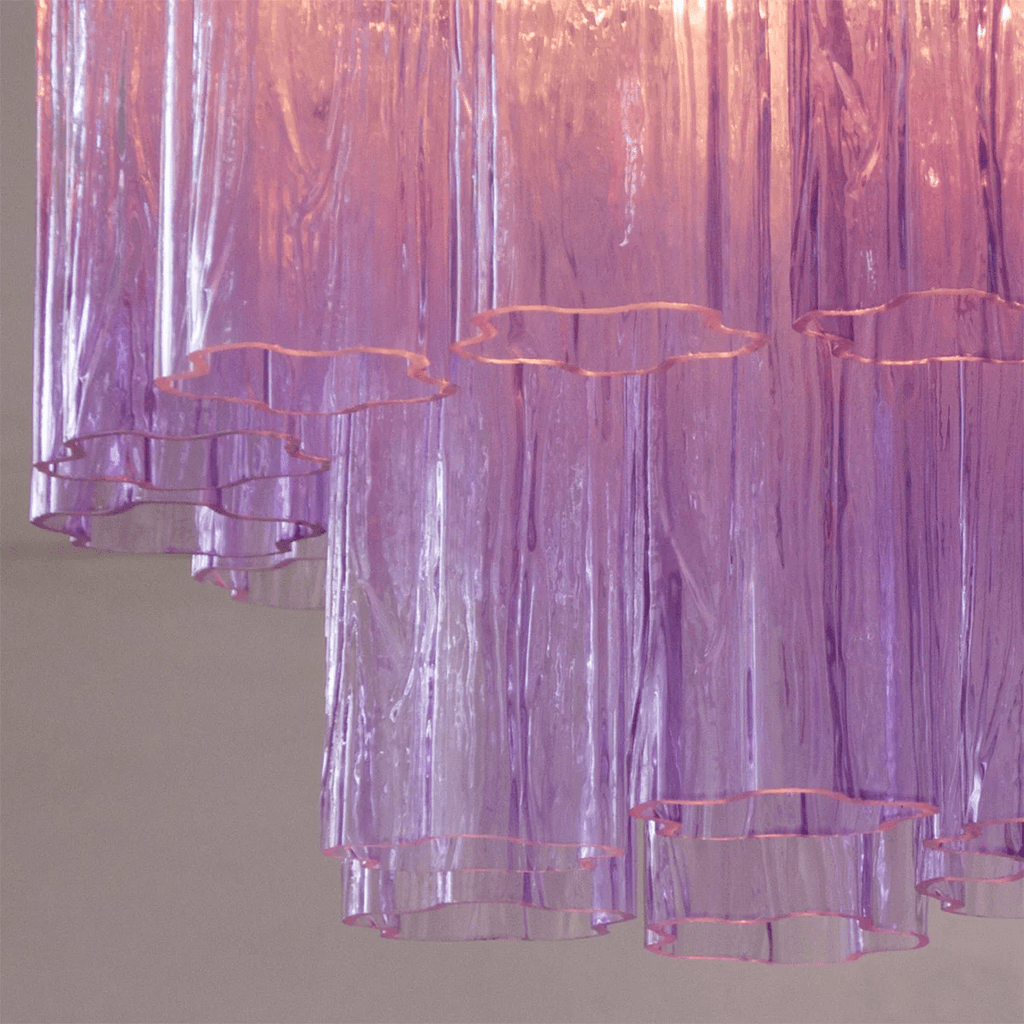 Aurora Plafonnier Style Cascade Rose - Neutralighting