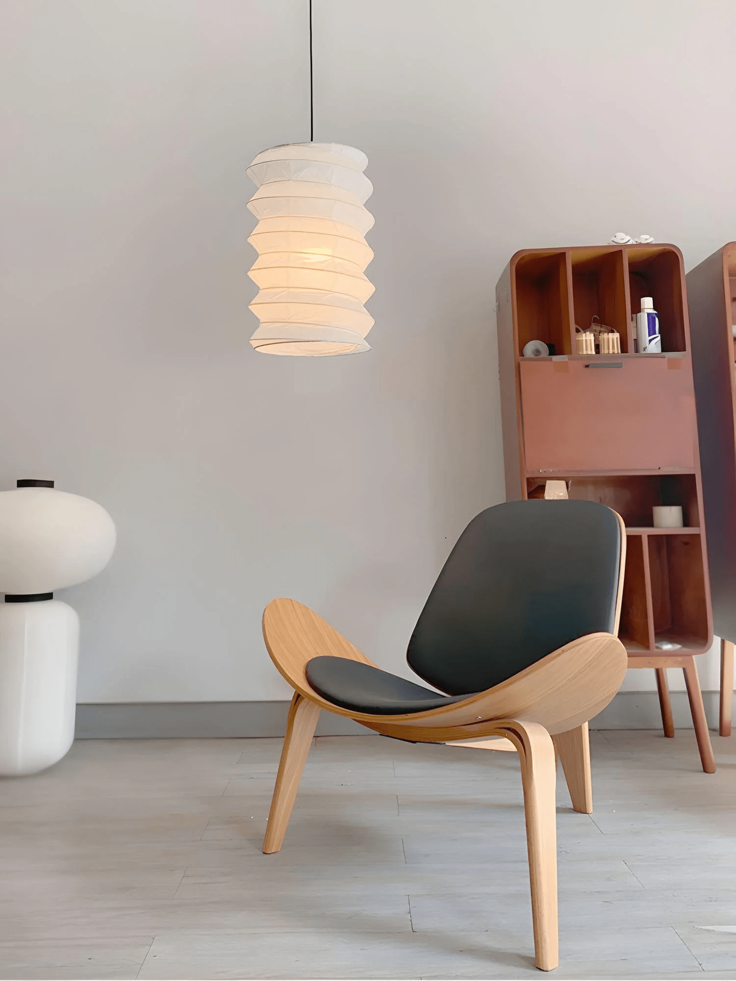 Alice Lampe Pendante Papier Minimaliste - Neutralighting