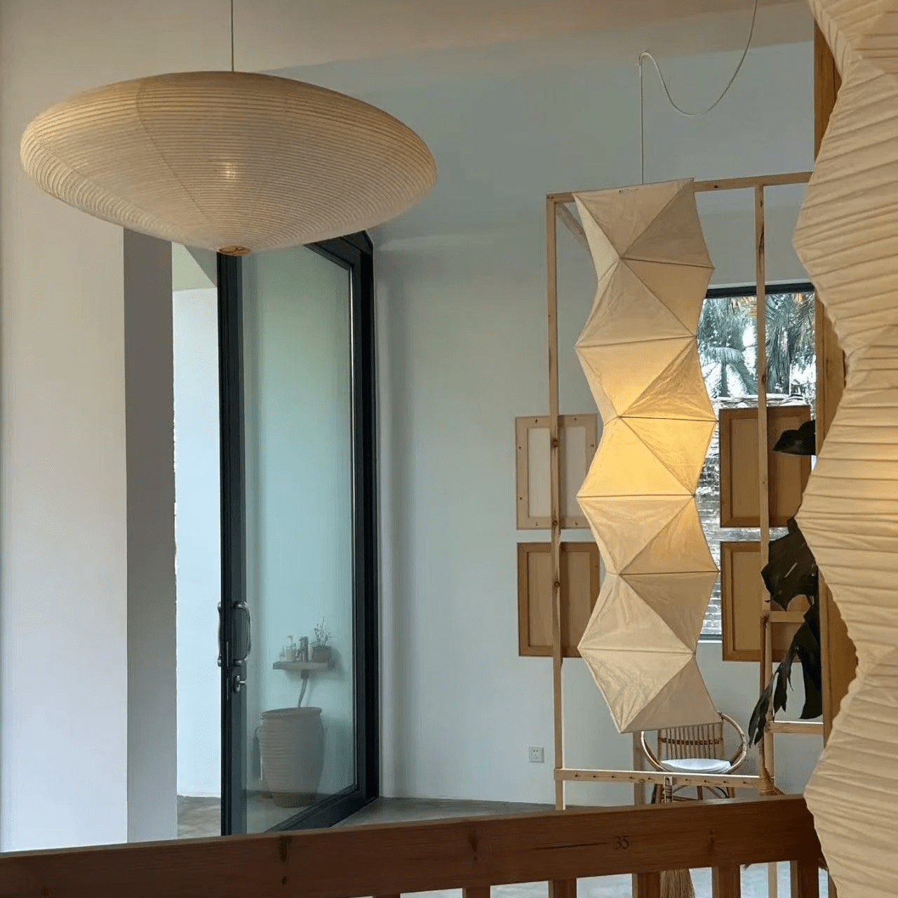 Origami Lustre Suspendu Minimaliste En Papier - Neutralighting