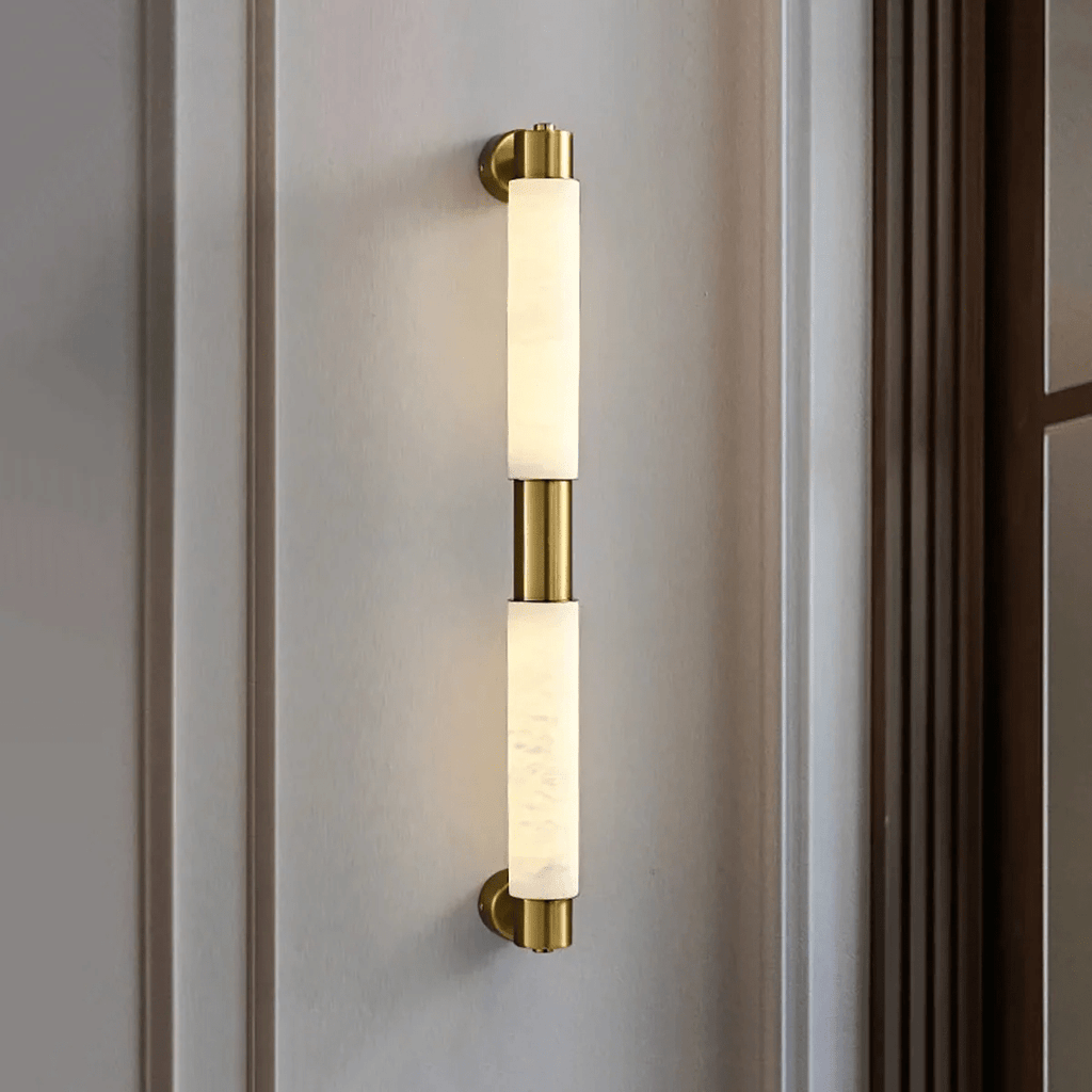 Eurthaeth Applique Murale Albâtre Laiton - Neutralighting