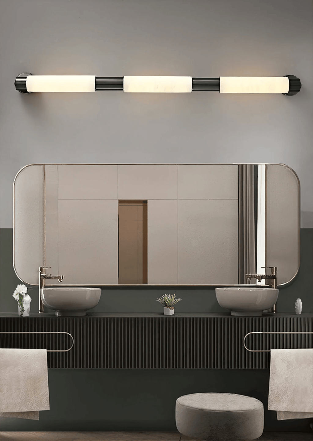 Eurthaeth Applique Murale Albâtre Laiton - Neutralighting