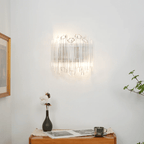 Aurora Applique Murale Transparent Murano Verre Tube Cascade - Neutralighting