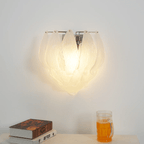 Aurora Applique Murale Murano Verre Pétale Givré Cascadant - Neutralighting
