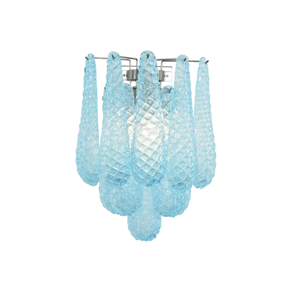 Aurora Applique Murale Rose Larme Verre Florale Artistique - Neutralighting