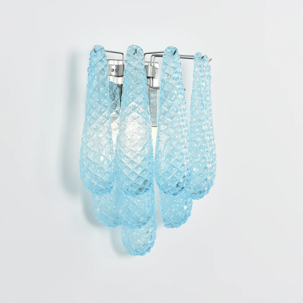 Aurora Applique Murale Rose Larme Verre Florale Artistique - Neutralighting