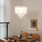 Aurora Lustre Murano Verre Étagé Cascadant Vagues - Neutralighting