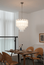 Aurora Lustre Murano Verre Étagé Cascadant Vagues - Neutralighting