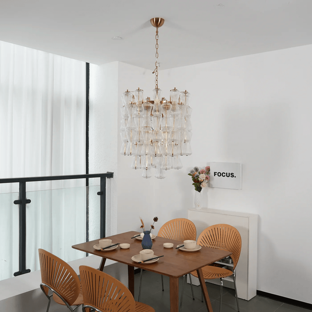 Aurora Lustre Murano Verre Florale Cascade - Neutralighting