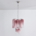 Aurora Lustre Rose Dégradé Murano Verre Étagé - Neutralighting
