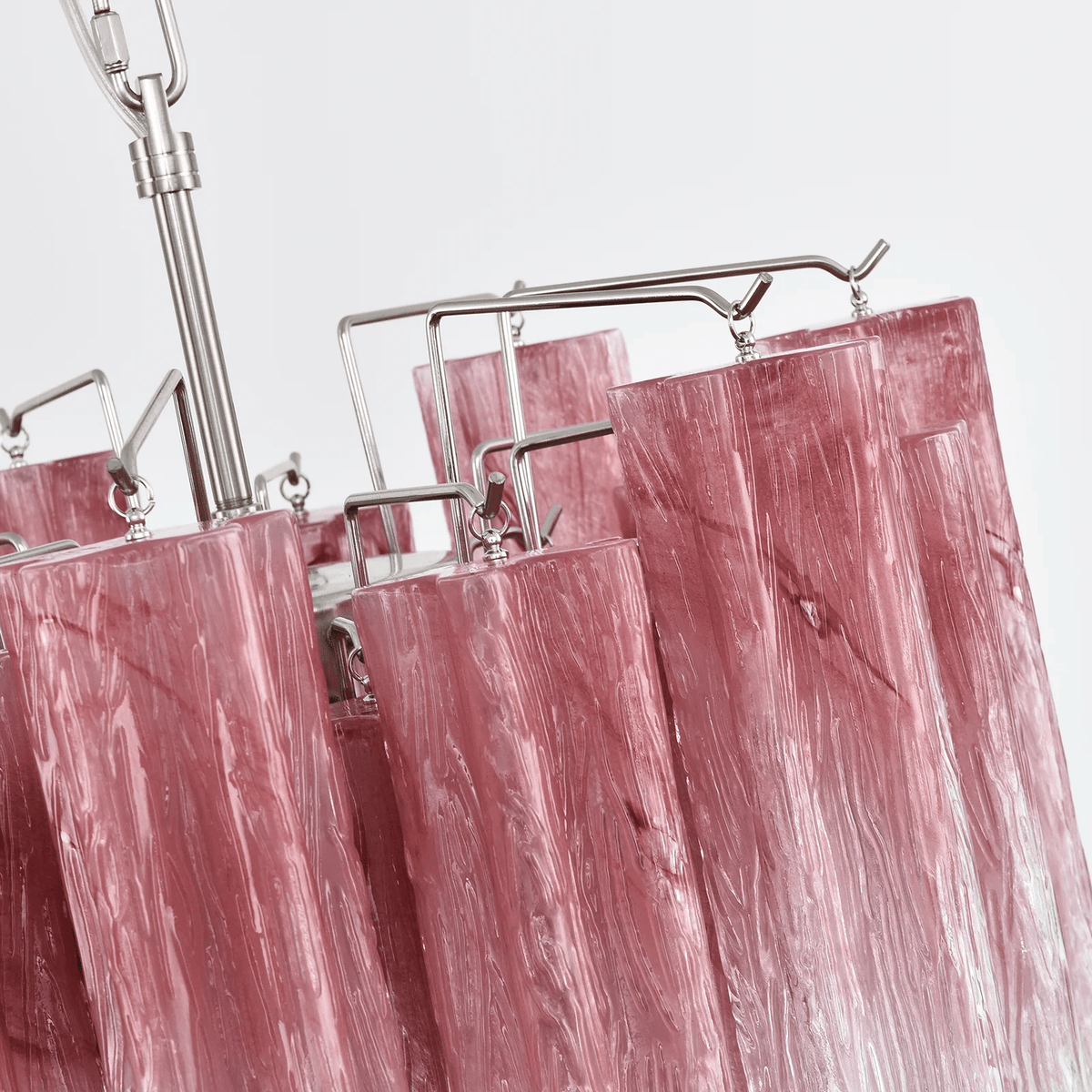 Aurora Lustre Rose Dégradé Murano Verre Étagé - Neutralighting