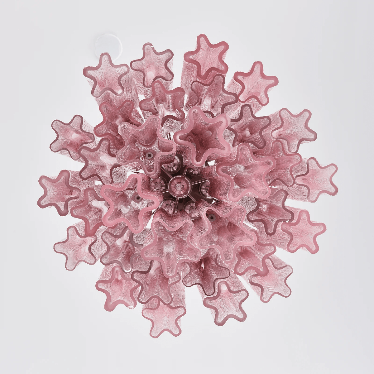 Aurora Lustre Rose Dégradé Murano Verre Étagé - Neutralighting