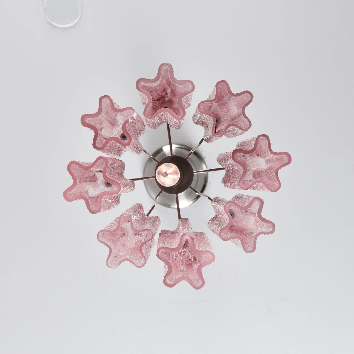 Aurora Lustre Rose Dégradé Murano Verre - Neutralighting
