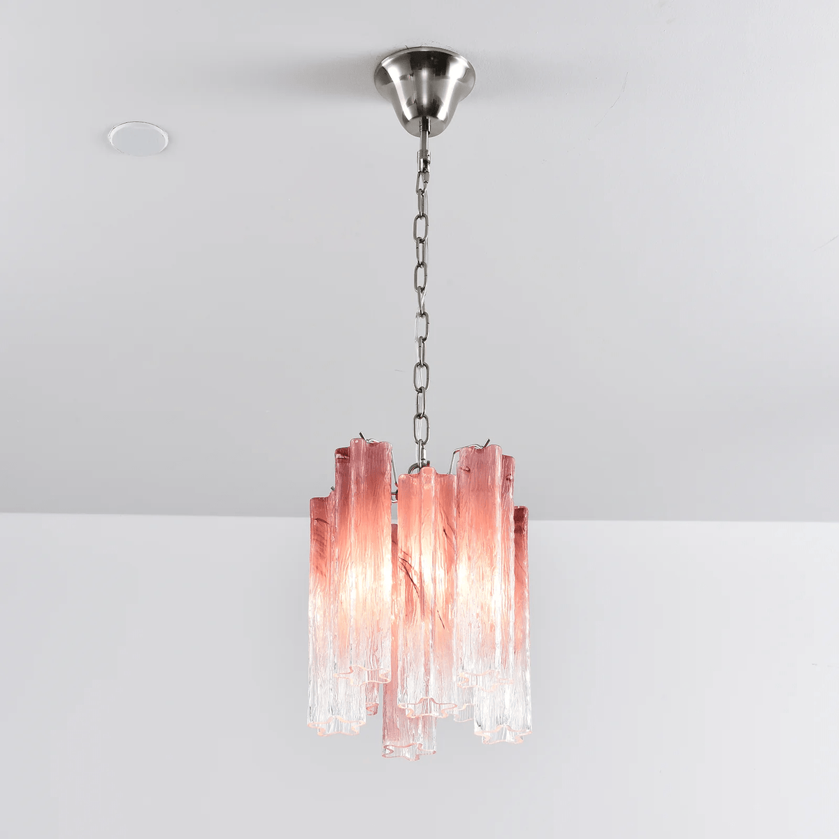 Aurora Lustre Rose Dégradé Murano Verre - Neutralighting