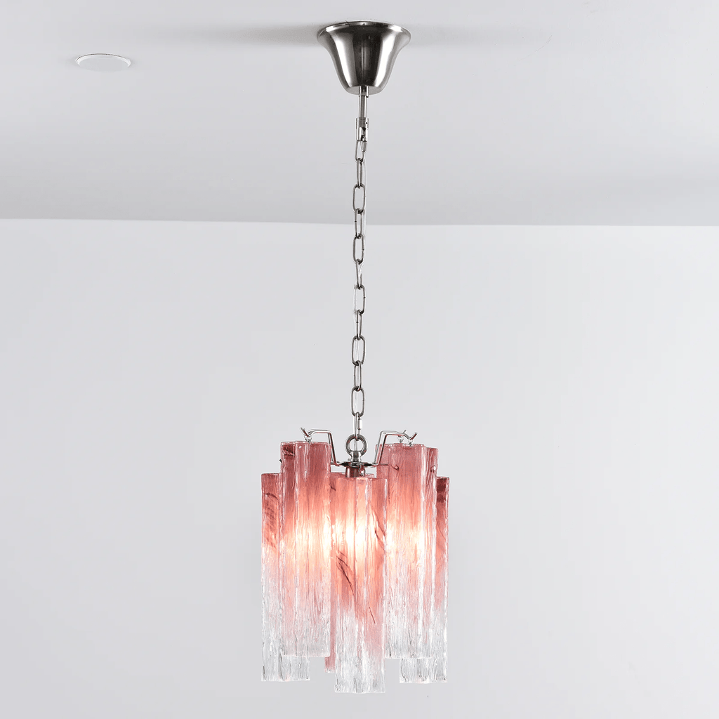 Aurora Lustre Rose Dégradé Murano Verre - Neutralighting