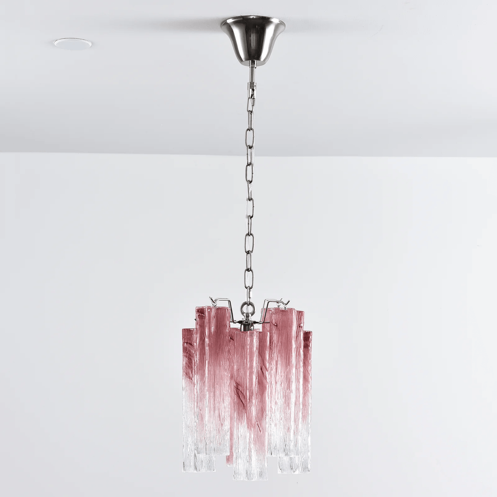 Aurora Lustre Rose Dégradé Murano Verre - Neutralighting