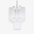Aurora Chandelier en Verre Clair Moderne - Neutralighting