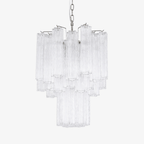 Aurora Chandelier en Verre Clair Moderne - Neutralighting