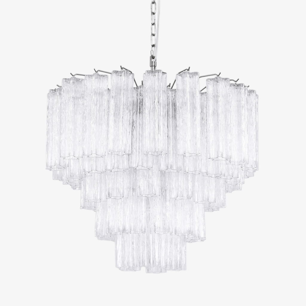 Aurora Lustre Transparent Verre Multi-Étage Cristal Lueur - Neutralighting