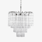 Aurora Lustre Murano Verre Étagé Cascadant Vagues - Neutralighting